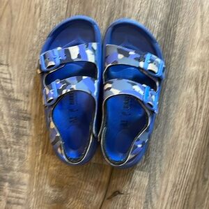 Blue Camo Birkenstocks